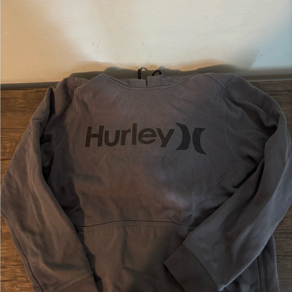 Hurley Gray Pullover Hoodie Men’s Size Small